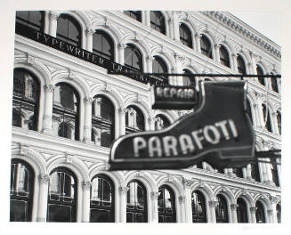 Parafoti Shoe Repair Façade, 317 Broadway, New York