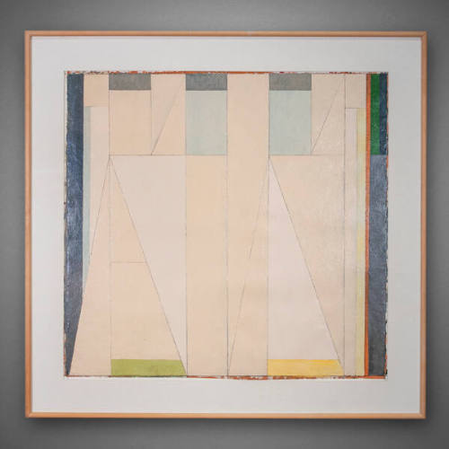Garo Z. Antreasian, Heraklion, 1989, acrylic on paper, 36 1/4 × 38 1/2 in. Collection of the Ne…