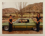 Meridel Rubenstein, Paul, Annabelle and Paula Medina, Chimayo, New Mexico, 1980, Kodak RC color…