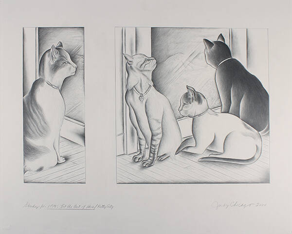Study for 1 PM: Let Us Out of Here (from the series Kitty City)