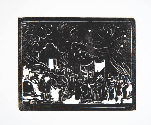Christmas Eve at Taos Pueblo (from the The HGB Memorial Portfolios)