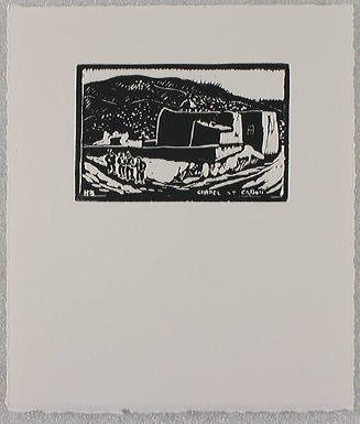 Cañon Chapel of Our Lady of Sorrows (from the The HGB Memorial Portfolios)