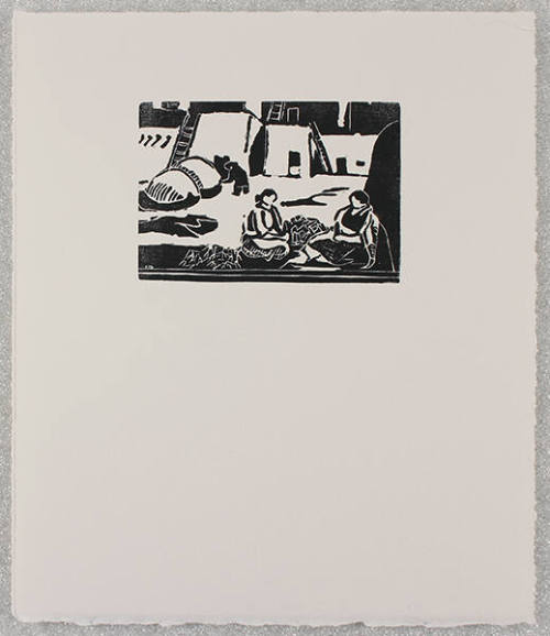 Taos Pueblo Woman (from the The HGB Memorial Portfolios)