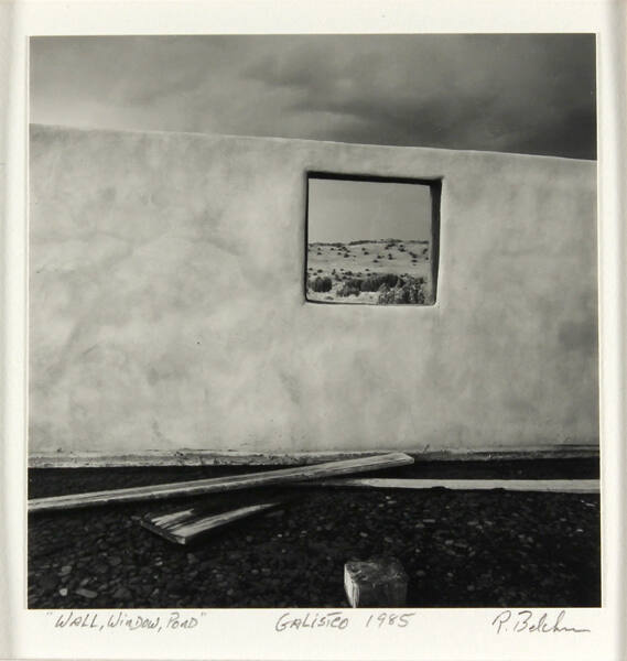 Wall, Window, Pond, Galisteo