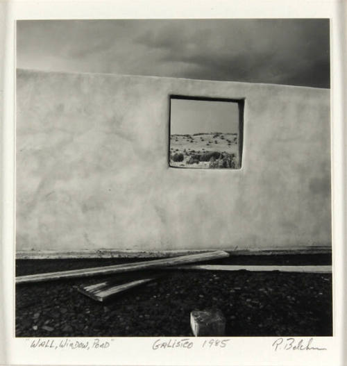 Wall, Window, Pond, Galisteo