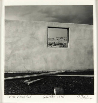 Wall, Window, Pond, Galisteo