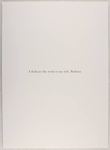 Dedication Page for the portfolio "Bourgeoisie in De Nile"