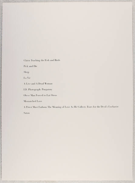 Table of Contents for the portfolio "Bourgeoisie in De Nile"