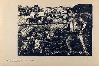 Plate 8: La juventud de Emiliano Zapata: lección objetiva (from the portfolio Estampas de la Revolución Mexicana)