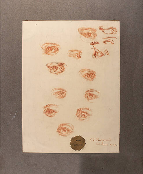 Untitled (Sketches of Human Eyes)