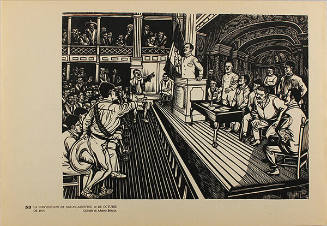 Plate 53: La Convención de Aguascalientes, 10 de octubre de 1914 (from the portfolio Estampas de la Revolución Mexicana)