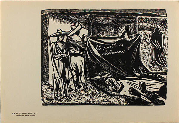 Plate 58: El pueblo es soberano (from the portfolio Estampas de la Revolución Mexicana)