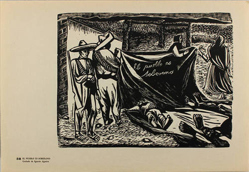 Plate 58: El pueblo es soberano (from the portfolio Estampas de la Revolución Mexicana)