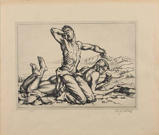 Two Boys on a Beach, no. 1