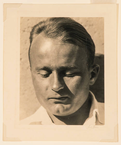 Ansel Adams, Henwar Rodakiewicz at H and M Ranch, around 1929, gelatin silver print. Collection…