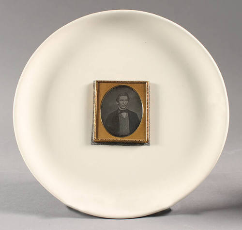 Untitled (Plate with photograph)