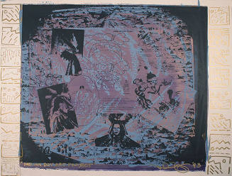 Melanie Yazzie, Indian Boy Art Project, 1993, screen print, 22 1/2 x 30 in. Collection of the N…