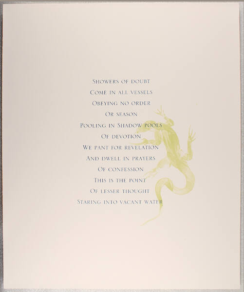 Showers of Doubt (from the portfolio Whispers)