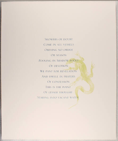 Showers of Doubt (from the portfolio Whispers)