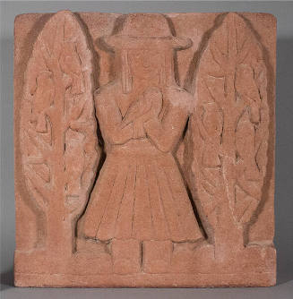 Untitled Keenstone Relief (Woman with Two Trees)