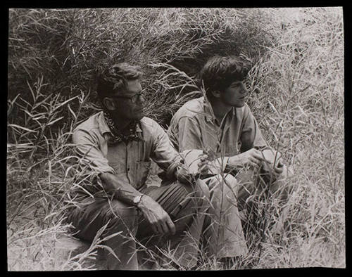 Untitled (Eliot Porter with son Steve, Glen Canyon)