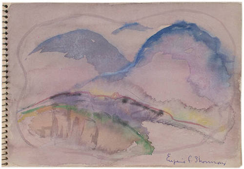 Fog in the Hills and Mountains, Hot Springs, Virginia