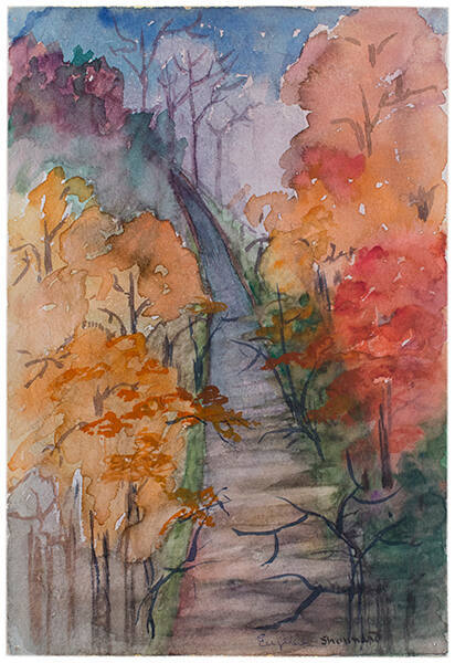 A Trail Up the Mountains, Hot Springs, Virginia