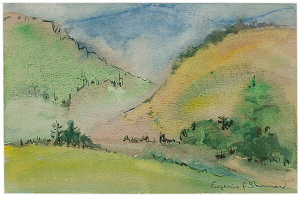 Fog in the Mountains, Hot Springs, Virginia