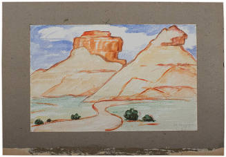 Untitled (Yellow and Orange Rock Formations)