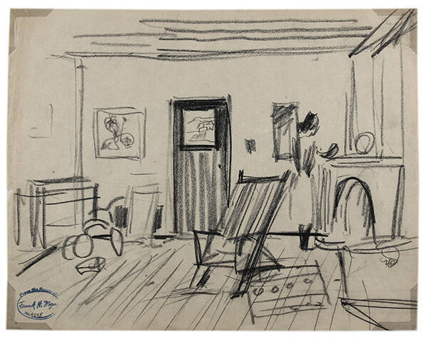 Preliminary Drawing for Santa Fe Studio