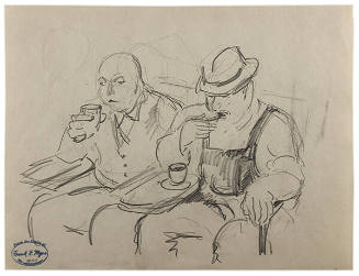 Pie and Coffee (Prep Sketch)
