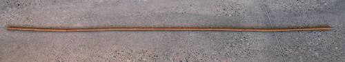 Carl Andre, 21 Queens Tube Run, 1971, rusted structural-steel round tubes, 73 1/2 x 1/2 in. Col…