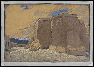 Church Ranchos de Taos (study)