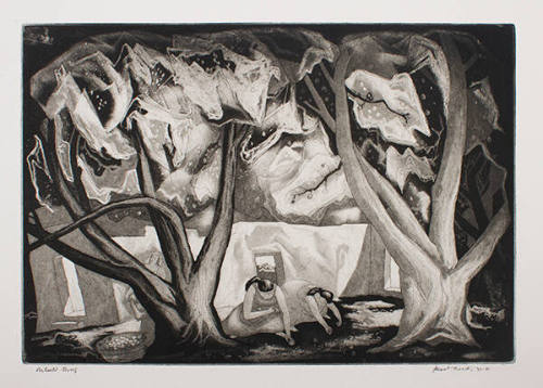 Women Gathering Apples