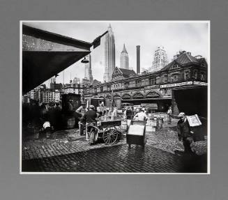 Fulton Street Fish Market, New York, New York, 1936