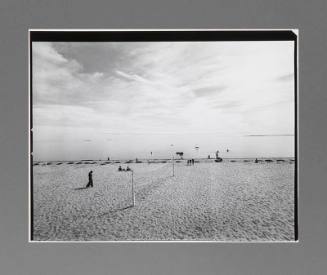 Cape Cod, Beach Scene with Volleyball Net