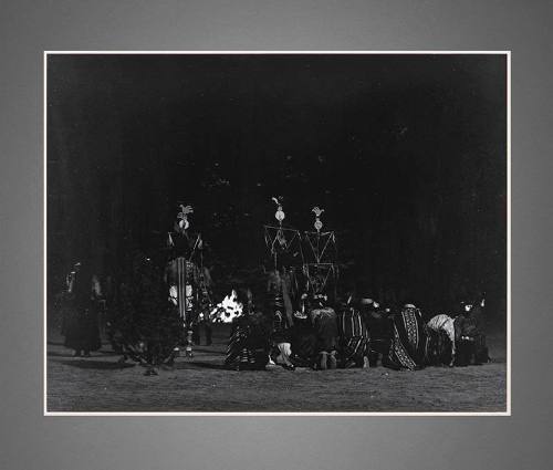 A Scene from a Navaho Fire Dance (from the Enduring Navaho series)