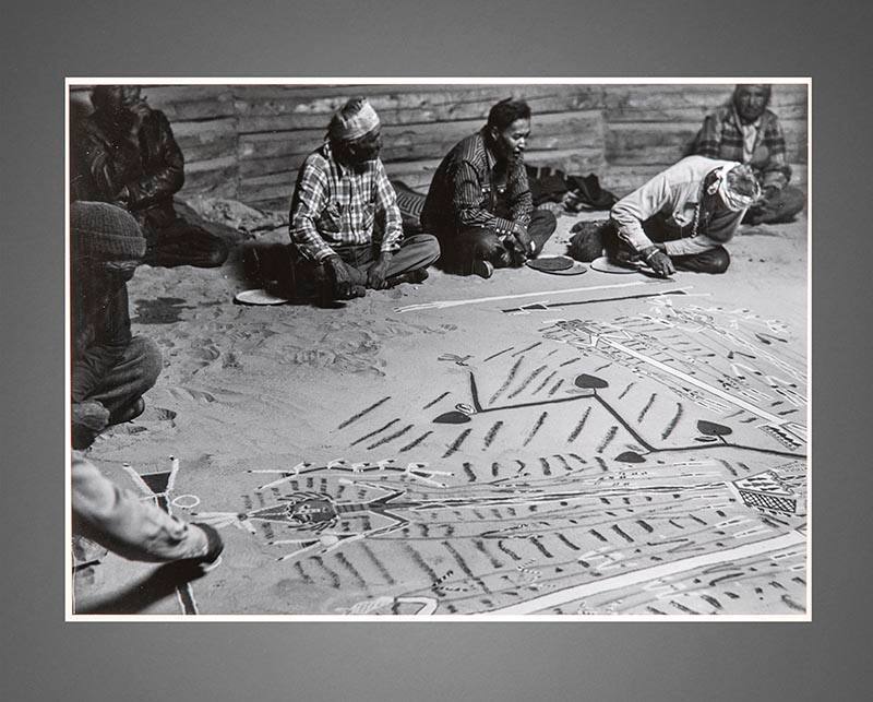 Yeibichai Sand Painting (from the Enduring Navaho series)