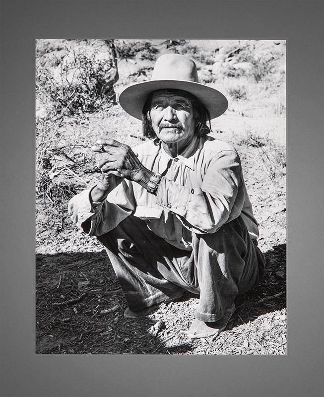 George Garcia, Made at Van Valkenburgh Camp, Old Navaho Land (from the Enduring Navaho series)