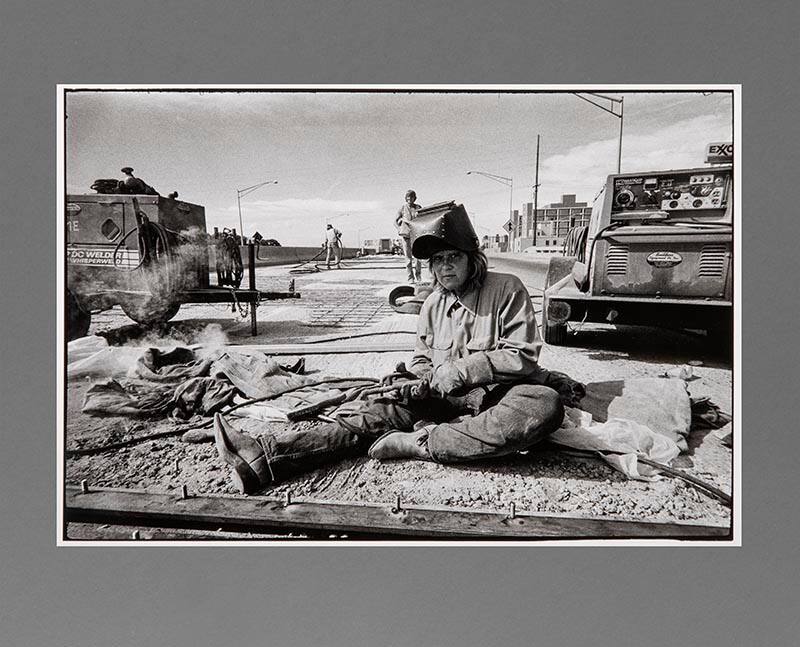 Woman Welder, Coal Blvd. and Interstate 25, Albuquerque, New Mexico