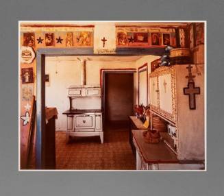 Amadeo Sandoval's Kitchen and Bedroom, Rio Lucio, New Mexico