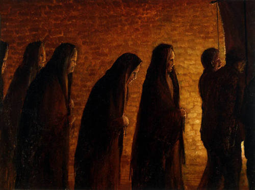 Will Shuster, The Eve of Saint Francis, October 1922, oil on canvas, 30 1/8 × 40 in. Collection…