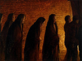 Will Shuster, The Eve of Saint Francis, October 1922, oil on canvas, 30 1/8 × 40 in. Collection…