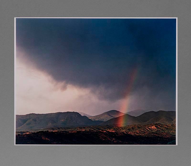 Rainbow, Sangre de Cristo Mountains, Tesuque, New Mexico