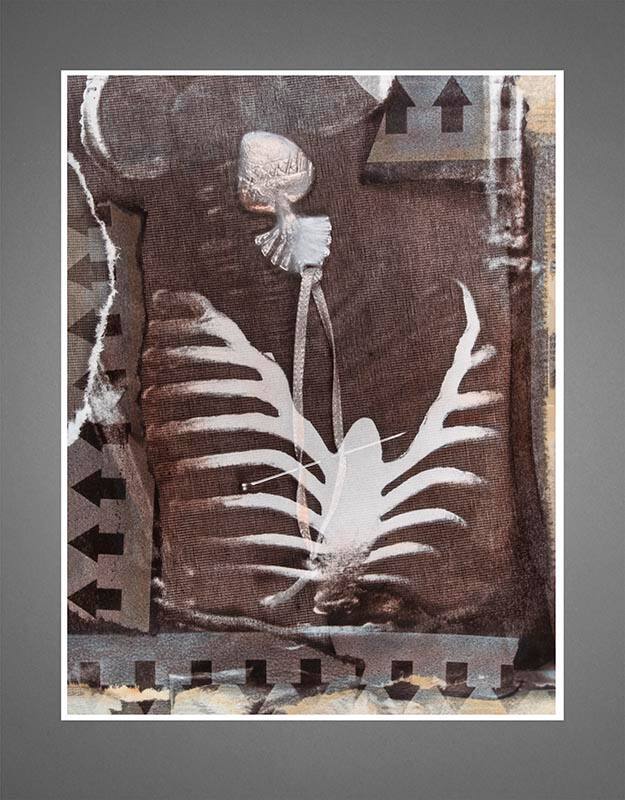 Kathy Vargas, Oracion: Valentine’s Day/ Day of the Dead (Chest), ca. 1990, Gelatin silver print…