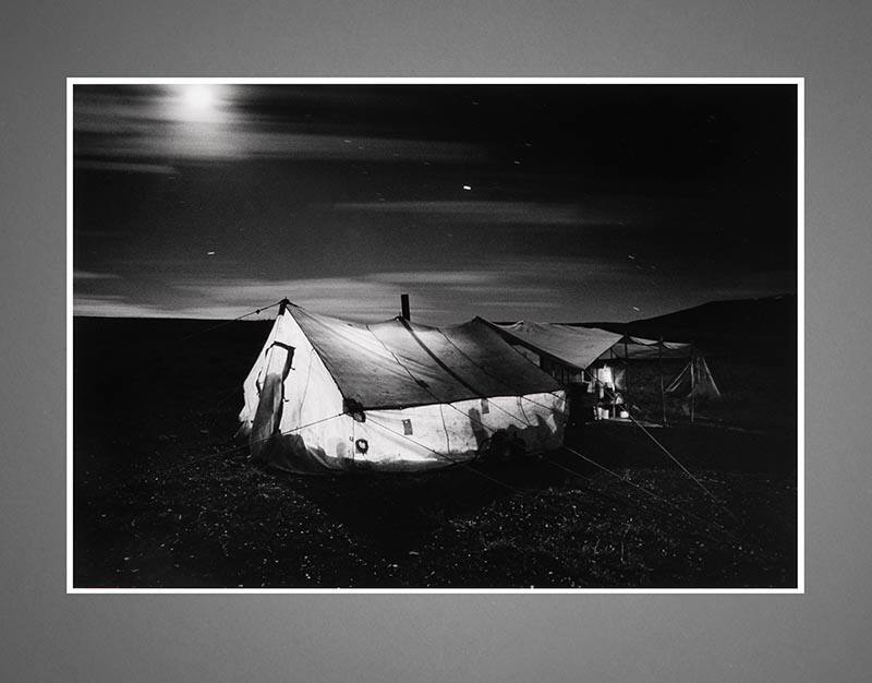 Moon and Star Tracks over Cook Tent