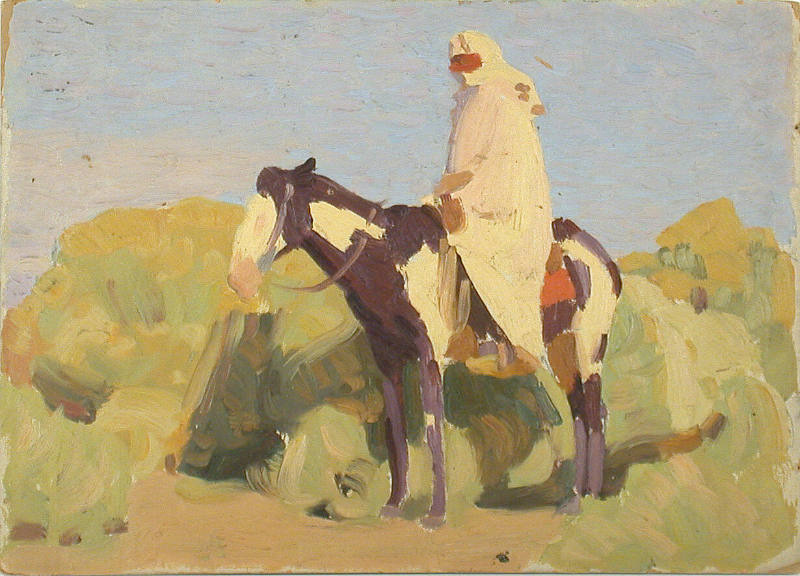 Untitled (Taos horse and rider)