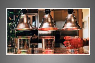 Tap Water, Distilled H20, Vodka - Absorbing Chroma Rays 2004 (from the series Chromatherapy)