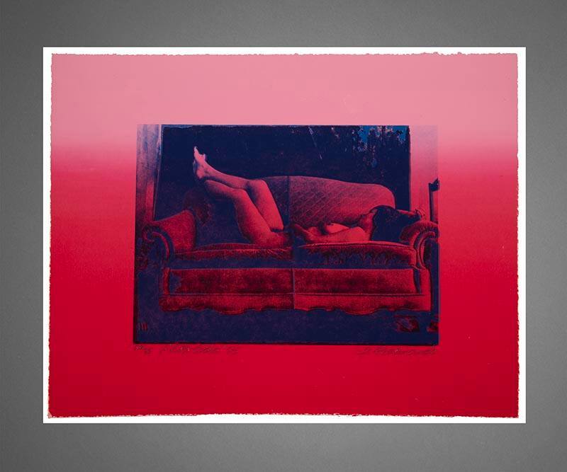 Untitled (Nude on couch)