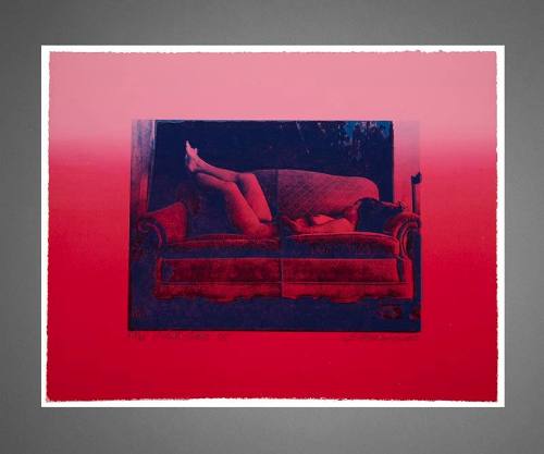 Untitled (Nude on couch)